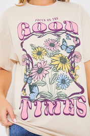 Good Times Motif T-Shirt