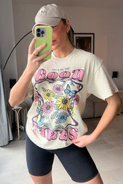 Good Times Motif T-Shirt