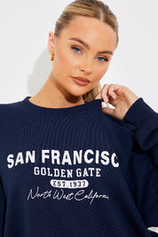 San Francisco Embroidered Sweatshirt
