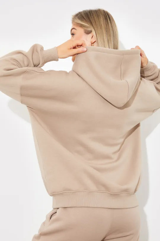 Embroidered Zip Up Jersey Jacket