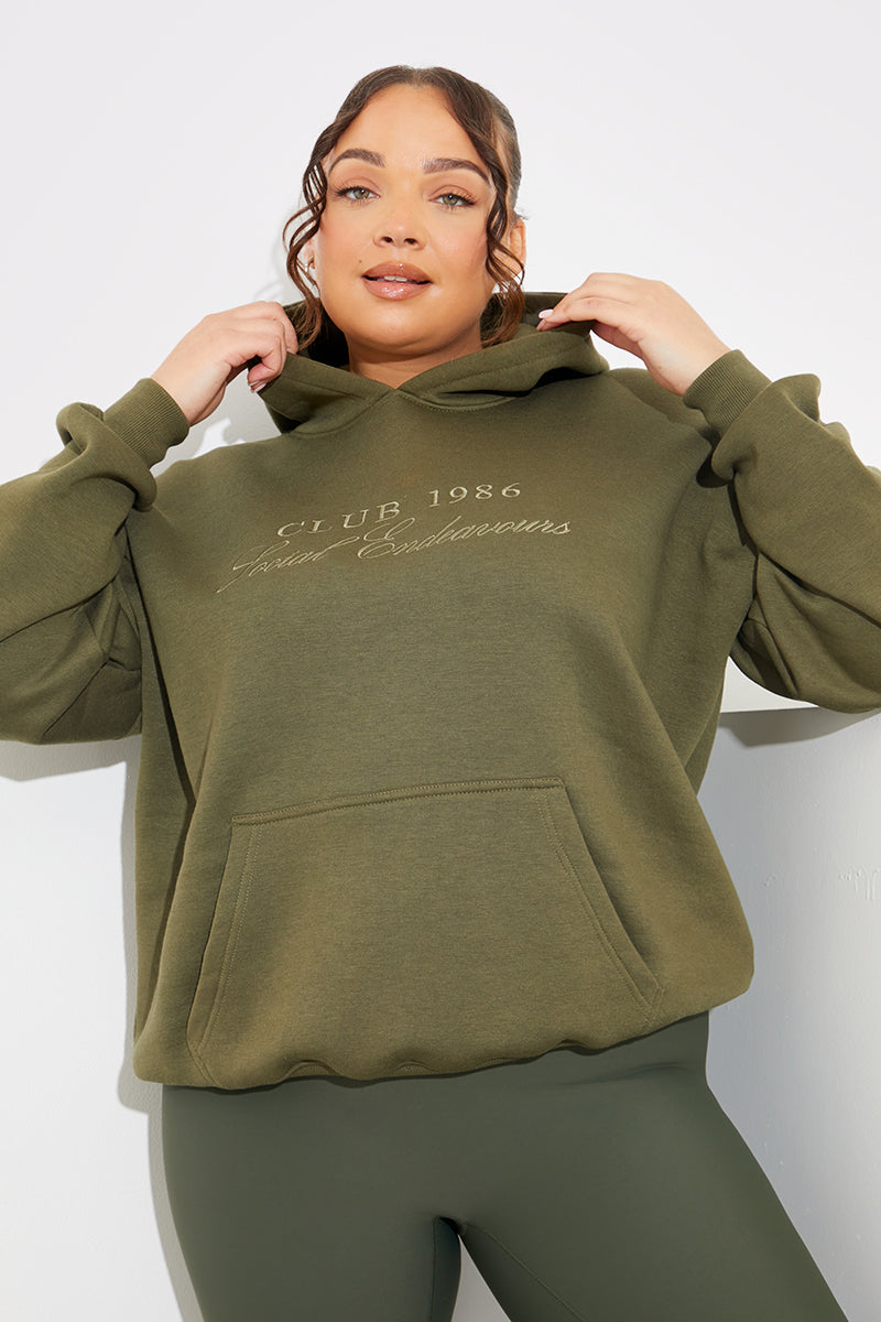Embroidered Club 1986 Jersey Hoodie