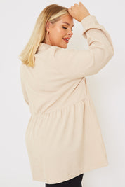 Cord Frill Hem Shirt