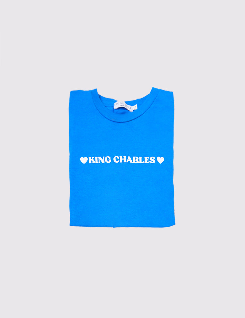Kids King Charles Slogan T-Shirt