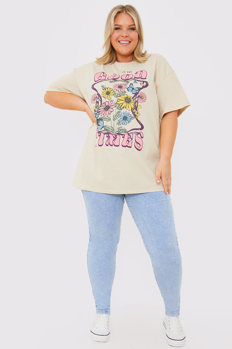 Good Times Motif T-Shirt