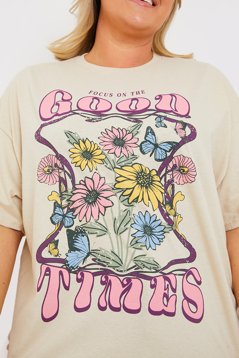 Good Times Motif T-Shirt