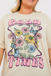 Good Times Motif T-Shirt