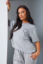 'Active' Circle Slogan T-Shirt