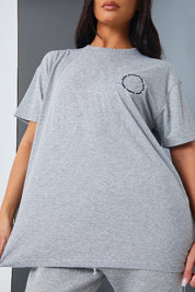 'Active' Circle Slogan T-Shirt