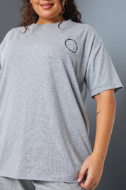 'Active' Circle Slogan T-Shirt