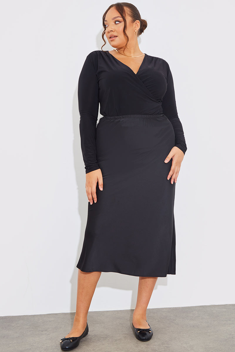 Slinky Wrap Top