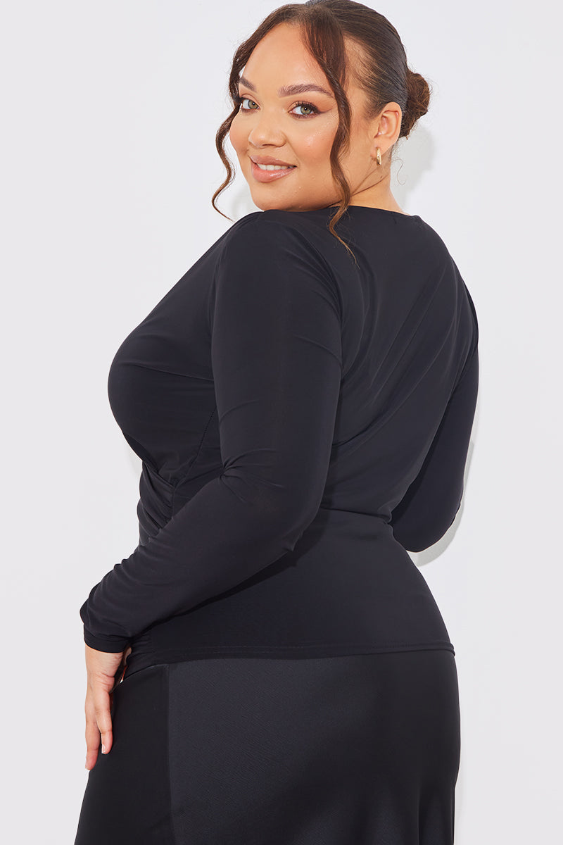 Slinky Wrap Top