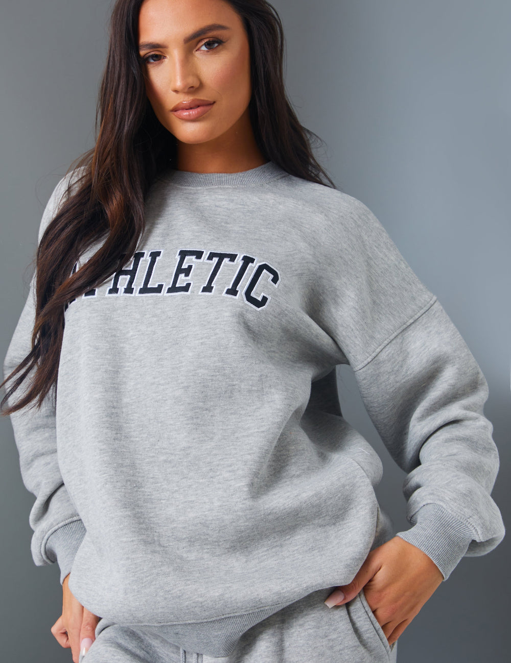 'Athletic' Slogan Sweater