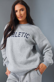 'Athletic' Slogan Sweater