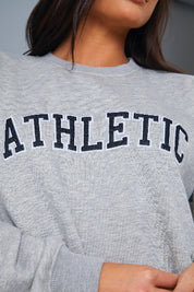 'Athletic' Slogan Sweater