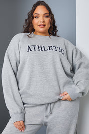 'Athletic' Slogan Sweater