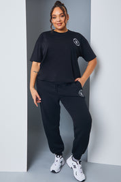 'Health And Wellness' Slogan Oversized T-Shirt