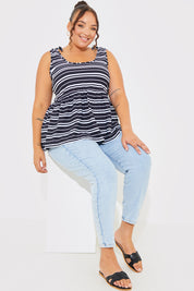 Tie Shoulder Smock Top