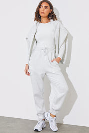 Long Sleeve Double Layer Slinky Bodysuit