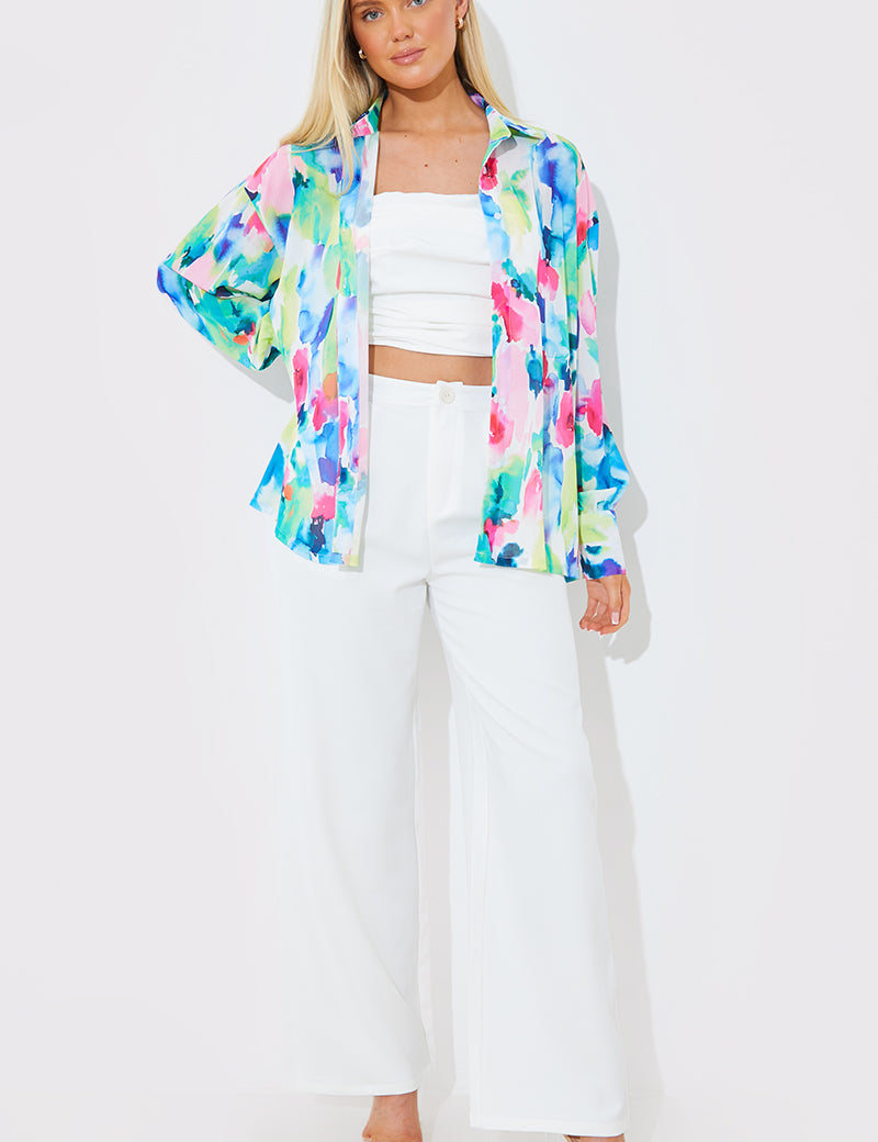 Printed Co-Ord Shirt