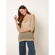 Metallic Crochet Top