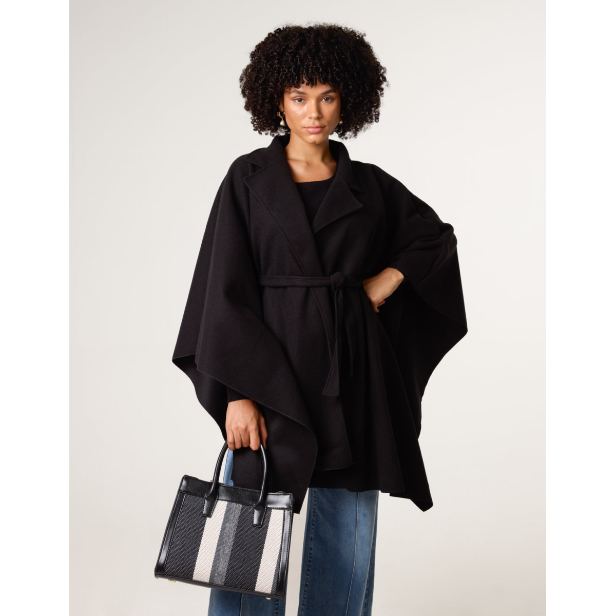 Belted Cape Coat