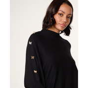 Butterfly Button Detail Jumper