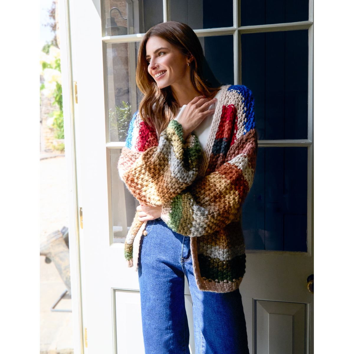 Colourful Striped Cardigan