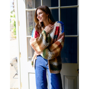 Colourful Striped Cardigan