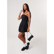 Bandeau Seam Detailed Mini Dress