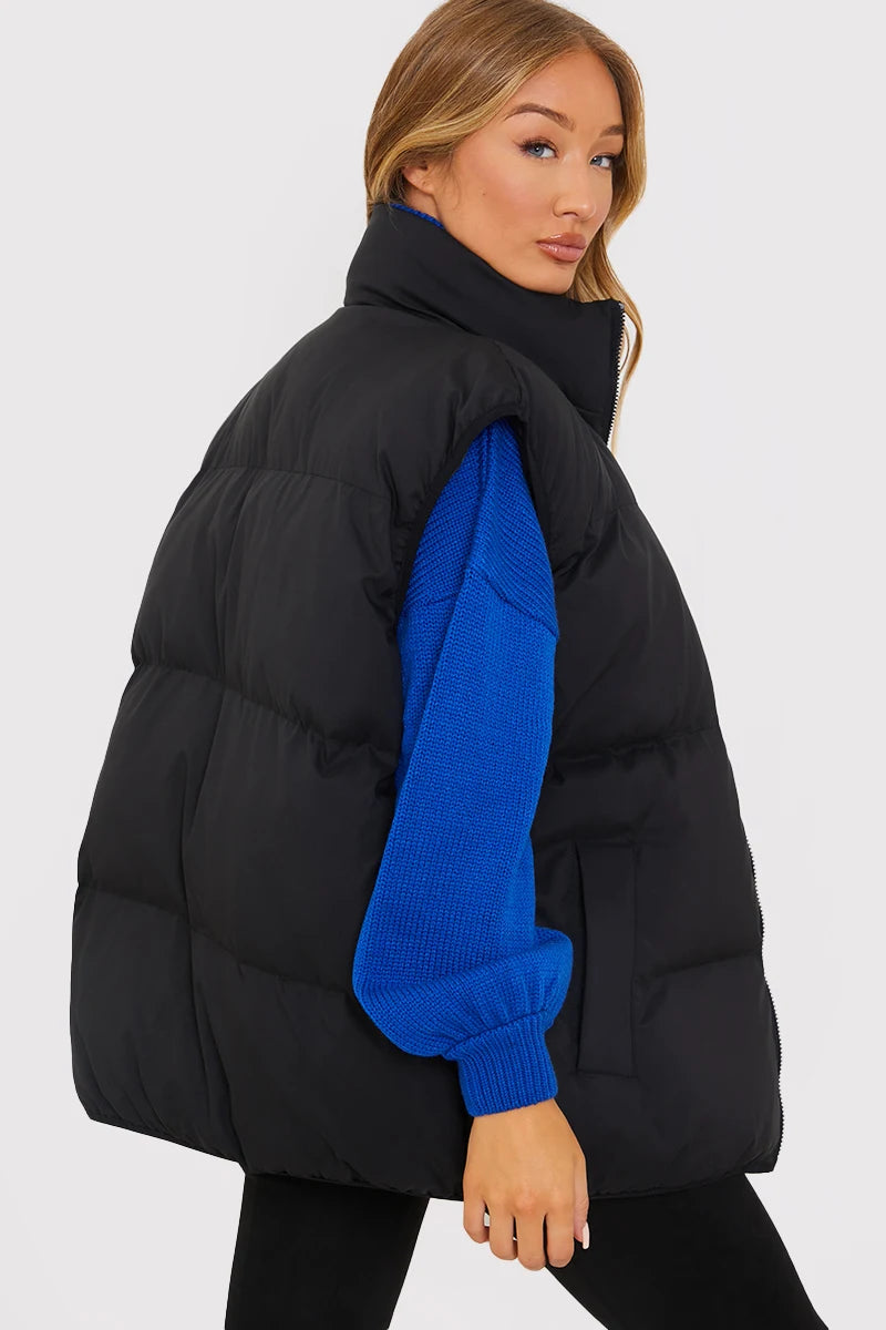 Oversized Puffer Gilet – InTheStyle